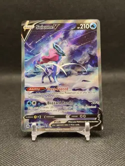 Suicune V GG38/GG70 Pokemon TCG Crown Zenith Galarian Gallery Ultra Rare Card - Image 1
