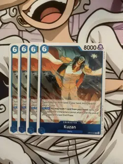 4x Kuzan OP12-043 R Legacy of the Master ONE PIECE Card Game ENGLISH NM - Image 1