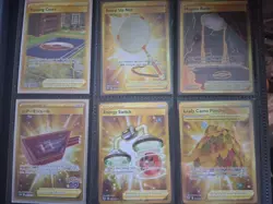 Pokemon TCG Trainer Cards Collection Gold Secret Rare - Image 1