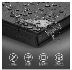 CardGuard 9-Pocket Trading Card Album Folder,Black , 360 Side Loading - Image 2