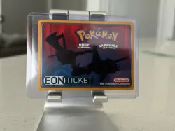 Pokemon Eon Ticket Promo NM E-Reader E Card Ruby & Sapphire Edition - Image 1