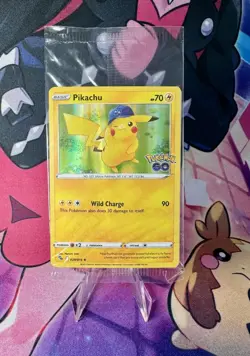 Pokemon Pikachu TCG Promo Card Pokemon Go Stamped 028/078 Sealed - Image 1