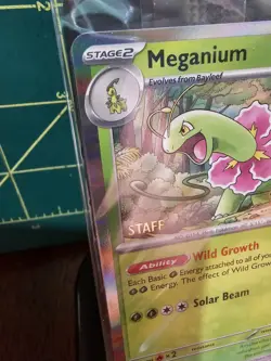 Pokemon TCG Mega Evolution Prerelease Staff Promo Set (4 card Sealed) - Image 2