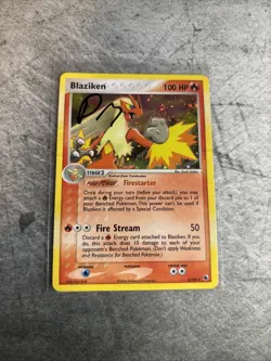 HP Blaziken Ruby & Sapphire Holo Rare Pokemon TCG Card 3/109 - Image 1