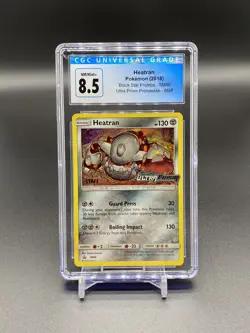 Ultra Prism Pokemon Card Hetran SM96 Staff Prerelease CGC Graded 8.5 NM/Mint+ - Image 1