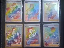 Pokemon Trainer Full Art Rainbow Rare Cards Collection - Image 1