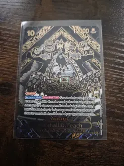 One Piece Card Game Marshall.D.Teach (SP) Gold OP09-093 Legacy of the Master LP - Image 1
