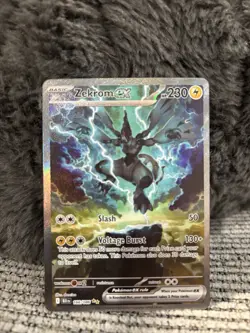 Pokemon TCG Zekrom EX Black Bolt Special Illustration Card #166/086 SV Nm+ Fresh - Image 4