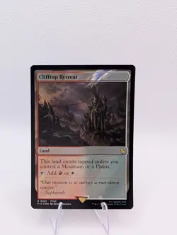 Clifftop Retreat (Surge Foil) Commander: Final Fantasy Foil - Image 1