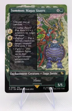 Summon: Magus Sisters (Borderless) Commander: Final Fantasy Regular - Image 1