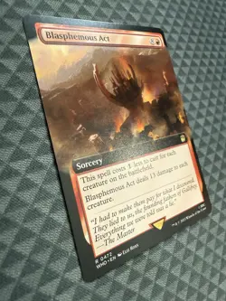 MTG Blasphemous Act #0472 Extended Art Rare UB: Doctor Who (WHO) - Image 2
