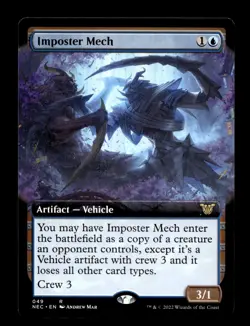 Imposter Mech (Extended Art) 49 R Commander: Kamigawa: Neon Dynasty - Image 1