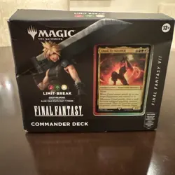 Magic The Gathering Final Fantasy VII Commander Deck - Limit Break - Box Damage - Image 1