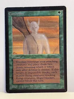 Camouflage Beta LP MTG Magic the Gathering b - Image 1