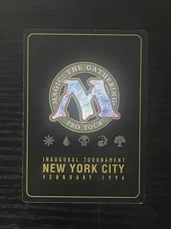 Magic MTG Gold Border Strip Mine w/ Rare Convention Sticker NEAR MINT LAST ONE! - Image 3