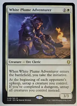 MTG White Plume Adventurer Commander Legends: Battle for Baldur's Gate... - Image 1