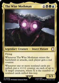 The Wise Mothman #4 | Near Mint FOIL | Fallout Magic MTG - Image 1