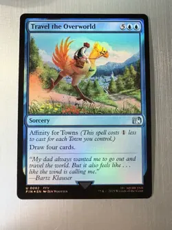 Travel The Overworld - 82 - Magic: Final Fantasy MTG - Uncommon - FOIL - Image 1
