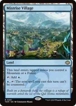 Near Mint x 1 Mistrise Village - Foil - Prerelease Promo Magic Promos - FOIL - Image 1