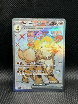 Arcanine ex 224/198 ULTRA RARE HOLO Scarlet & Violet Base Set Sv01 Pokemon TCG - Image 1