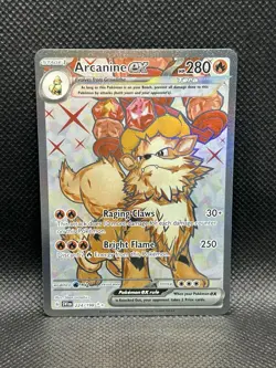 Arcanine ex 224/198 ULTRA RARE HOLO Scarlet & Violet Base Set Sv01 Pokemon TCG - Image 3