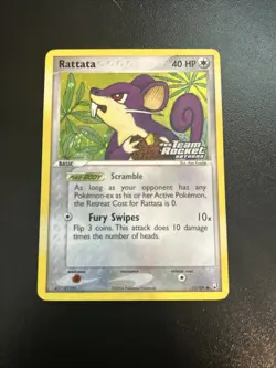 Rattata 71/109 Pokemon TCG EX Team Rocket Returns Reverse Holo Stamped - Image 1