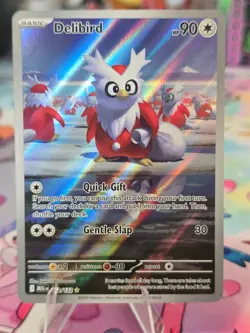 Pokemon TCG: Delibird (Illustration Rare) - 152/132 - ME01 Mega Evolutions - NM - Image 3