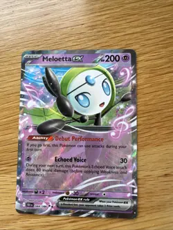 Meloetta Ex 044/086 - Black Bolt / Double Rare / Pokemon TCG / English / NM - Image 1