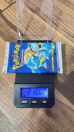 1999 Pokemon Base Unlimited Booster Pack Blastoise Artwork Factory Sealed 21.00g - Image 1