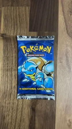 1999 Pokemon Base Unlimited Booster Pack Blastoise Artwork Factory Sealed 21.00g - Image 2