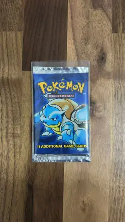 1999 Pokemon Base Unlimited Booster Pack Blastoise Artwork Factory Sealed 21.00g - Image 4