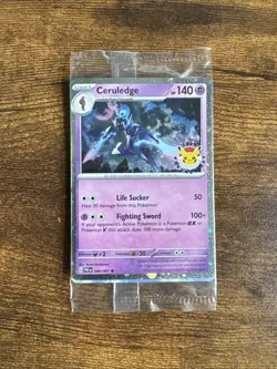 NEW SEALED Ceruledge 040/091 Pokemon Day 2024 Paldean Fates Promo - Image 1