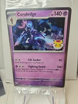 Ceruledge 040/091 GameStop 2024 Pokemon Day Stamped Promo SEALED - Image 1