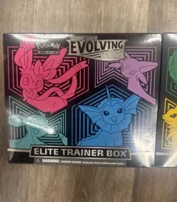 Pokemon TCG Evolving Skies Elite Trainer Box Pair (2 Sealed ETBs) - Image 3