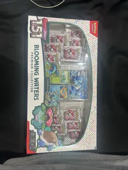 Pokemon TCG Scarlet & Violet 151 Blooming Waters Premium Collection Box - Image 1