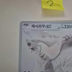 Pokemon TCG Reshiram Zekrom Promo Korean BWR Set SV-P 202 - Great condition - Image 3