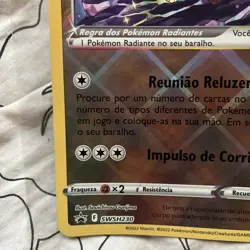 Pokemon Go Radiant Eevee SWSH230 Jumbo Giant Size Exclusive Brazil Portuguese - Image 3