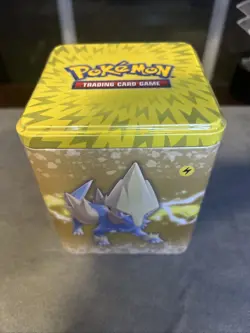 Pokemon Stacking Tin: Electric 3 Packs Pikachu FACTORY SEALED - Image 1