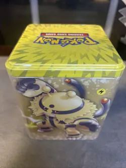 Pokemon Stacking Tin: Electric 3 Packs Pikachu FACTORY SEALED - Image 2