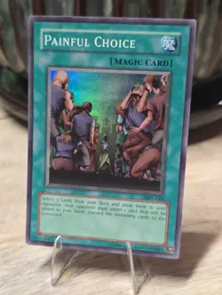 ☄ YuGiOh PAINFUL CHOICE Super Rare * MRL-049 * VLP/NMU - Image 1