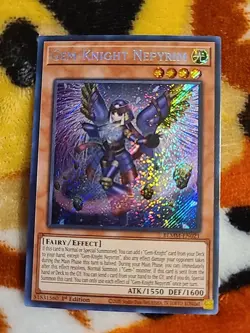 Yu-Gi-Oh TCG Gem-Knight Nepyrim - BLMM-EN021 - Secret Rare - 1st Edition - Image 1