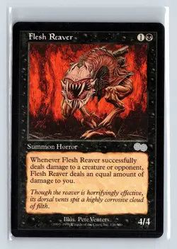 FLESH REAVER - MTG Magic the Gathering Card - Urza's Saga - Uncommon - Image 1