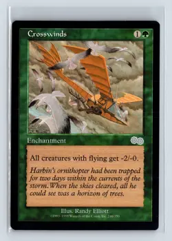 CROSSWINDS - MTG Magic the Gathering Card - Urza's Saga - Uncommon - Image 1