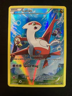 Pokemon TCG Latias XY78 Full Art Black Star Holo Promo Card - Image 1