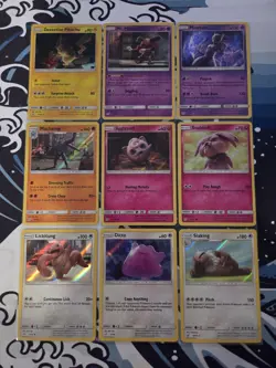Pokemon TCG Complete 18 Card Detective Pikachu Set Charizard Mewtwo Holo Lot #7 - Image 3