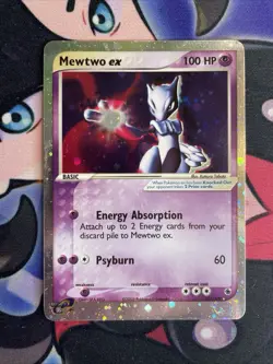 Mewtwo - EX 101/109 - 4 SWIRL - Ruby and Sapphire Pokemon Card LP+ - Image 1