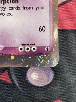 Mewtwo - EX 101/109 - 4 SWIRL - Ruby and Sapphire Pokemon Card LP+ - Image 4