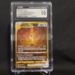 CGC 10 GEM MINT Arceus Vstar GG70 Crown Zenith Alt Art Pokemon Card Galarian - Image 1