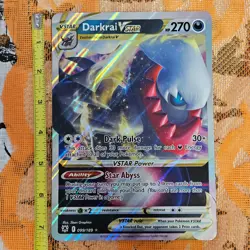Darkrai VStar 99/189 Astral Radiance Promo Jumbo Oversized Card LP Oversize - Image 3