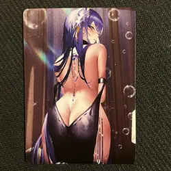 Genshin Impact Raiden Shogun Goddess Anime Waifu Hot Holo Card - Image 2